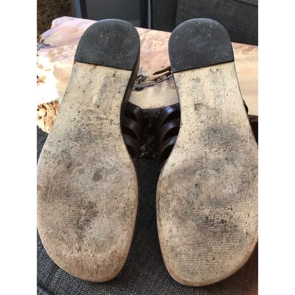 Bally Leather Women’s Sandals Size 7.5 in brown - Picture 6 of 8